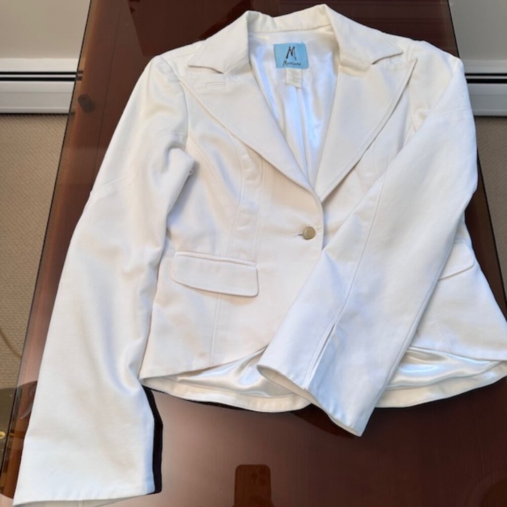 Marciano White Tailored Blazer